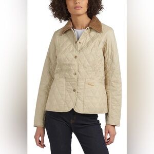 Barbour Women's Liddesdale Quilted Lightweight Unlined Jacket Coat Size 8